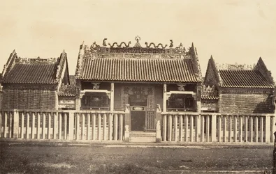 Kínai város pagoda, 1866.