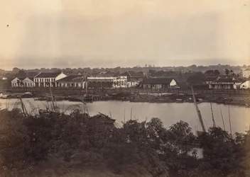 Saigon 1866. 2. számú lap látképe.