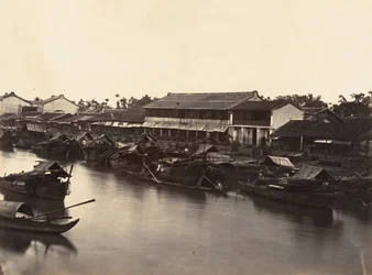 Kilátás a kínai városra, Cholen lap 3. sz., Saigon, Cochinchina, 1866.