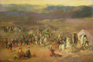 Abd-el-Kader kíséretének elfoglalása (1808-83) vagy az islyi csata 1844. augusztus 14-én, 1844-63