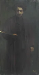 Önarckép, Emilio Rizzi (olaj, vászon)