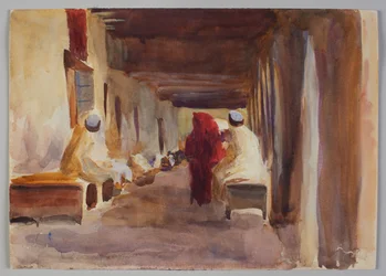 Figurák belső térben, Biskra