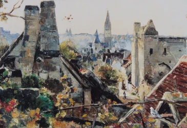 Beaulieu-lès-Loches 1880-89. október (olaj, vászon)