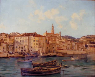 Menton kikötője 1891 (festmény)