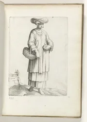 Spanyolország (cím a tárgyon) Vrouw spanyol nyelven találkozott manddal. kb. 1550 Korunk különböző nemzeteinek attitűdjei (sorozat címe)