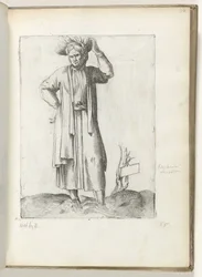 spanyol földbirtokos kb. 1550 Korunk különböző nemzeteinek attitűdjei (sorozat címe)