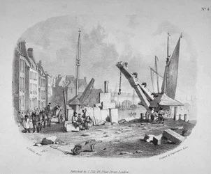 Millbank, Westminster, London, 1825