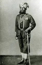 Bengáli gyalogos, 1900 körül (f/w fotó)