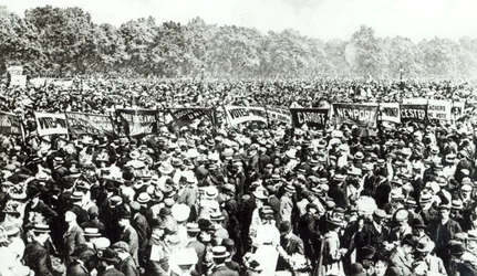 Great Votes for Women demonstráció a Hyde Parkban, 1908. június 21-én