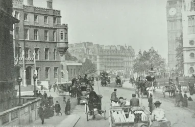 Parliament Square, Westminster LB: A Parlament térre néző széles szentély, 1896