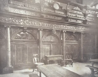 Kilátás a Grays Inn Hallra, London, 1885