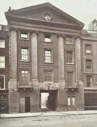 Kilátás a Middle Temple Gate House-ra, London, 1885