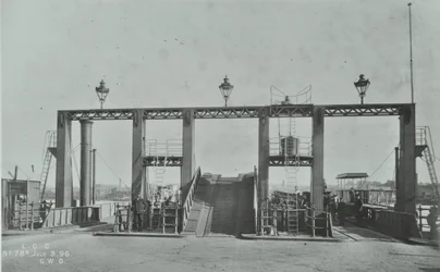 Kilátás a woolwichi kompról, 1896
