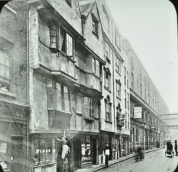 Wych Street, Westminster LB: Nyugatra nézve, 1890
