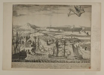 Az osztrák örökösödési háború karikatúrája, G. Foster, London, 1743