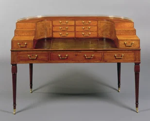 Egy George III Carlton House Desk, 1800 körül (fa)