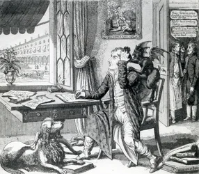 Egy nemes költő – Ötleteinek felkaparása, J. Johnston, 1823