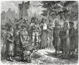 Egy rablólovag tisztelgés, 1882