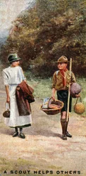 Egy cserkész másokon segít, 1929