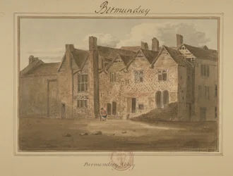 St Saviour apátság, Bermondsey, 1809 (wc papíron)