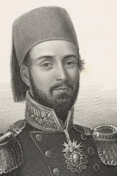 Abdulmecid I, a "Történelmi portrék galériájából", 1880 körül megjelent