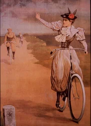 Humber kerékpárok hirdetése, 1898 körül (színes litó)