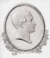 Albert, Nagy-Britannia és Írország hercegi hitvese, C. Chabot metszete, Lord Brougham és mások „Old England
