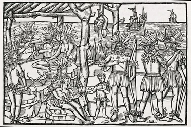 Amerikaiak, a „The Narrative and Critical History of America”-ból, szerkesztette Justin Winsor, London, 1886