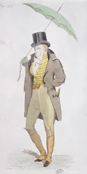 Egy angol dandy, 1802 körül