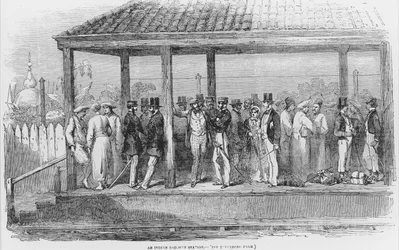 Egy indiai pályaudvar, 1854