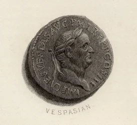 Aureus érme, Vespasianus korából, Titus Flavius Vespasianus