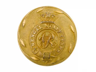 Button, bengáli hadtest, 1861-1876