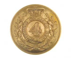 Button, tiszt, 4. bengáli európai ezred, 1855-1861