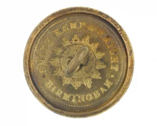 Button, egyéb rangok, 6. bengáli európai ezred, 1858-1861