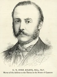 C. T. Dyke Acland Illusztráció a Grafikából 1883. február 17.