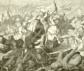 Charles Martel a Poictiers-ben