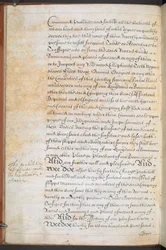 Az Afrikában kereskedő angol királyi kalandorok társaságának kiadott charta, Sloane MS 205, f.8v.