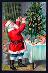 Karácsonyi képeslap, 1907 körül
