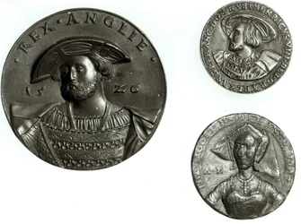VIII. Henriket és Boleyn Annát ábrázoló érmék (arany)