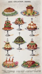 Cold Collation Dishes, a „Beeton