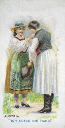 Szokásos köszöntés Ausztriában, 1907