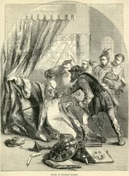 Beaton bíboros halála, 1546. május 29. (metszet)
