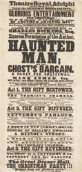 Dickens színdarab: A kísértetember, az Adelphi Theatre Royalban, 1848. december 28.