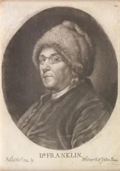 Dr. Franklin, 1784 (mezzotinta)