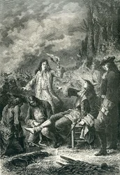 Edward Villiers megsebesült a newbury-i csatában, 1643-ban