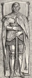 Álvaro de Luna síremlékszobra, Henry Edward Watts „Spanyolország: A spanyol történelem összefoglalása a mór hódítástól Granada bukásáig, 711-1492” című művéből, megjelent 1893-ban