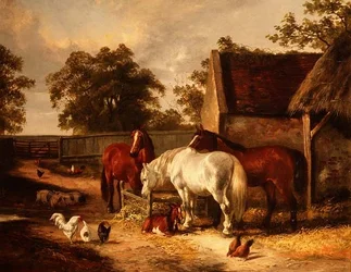 Farmyard jelenet