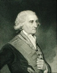 George Brydges Rodney (1718-92) Stoke-Rodney 1. bárója, Rodney, az 1833-ban megjelent „Arcképgalériából” (metszet)
