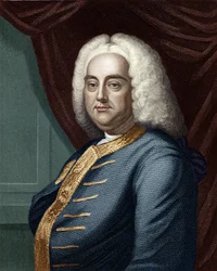 George Frideric Händel, Thomson metszete (későbbi színezés)