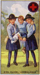 Lánykalauz Mentőjelvény, 1923